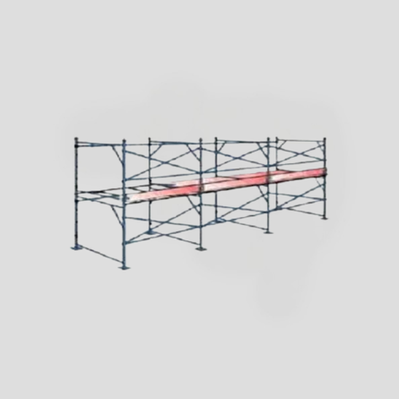 Andaime tubular metálico para fachada